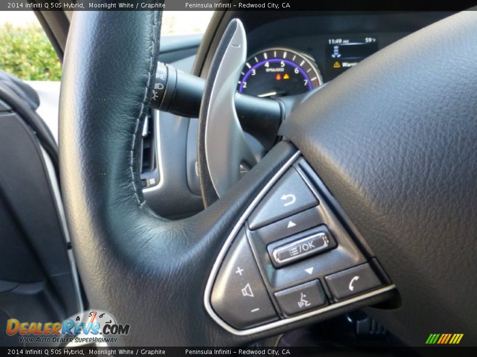 Controls of 2014 Infiniti Q 50S Hybrid Photo #31