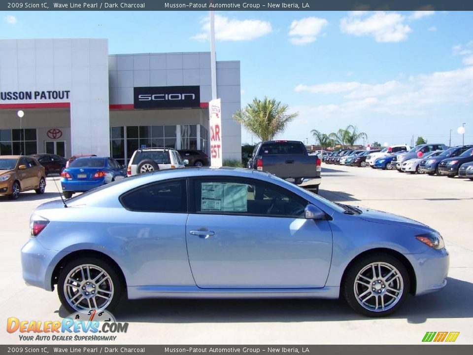 2009 Scion tC Wave Line Pearl / Dark Charcoal Photo #2