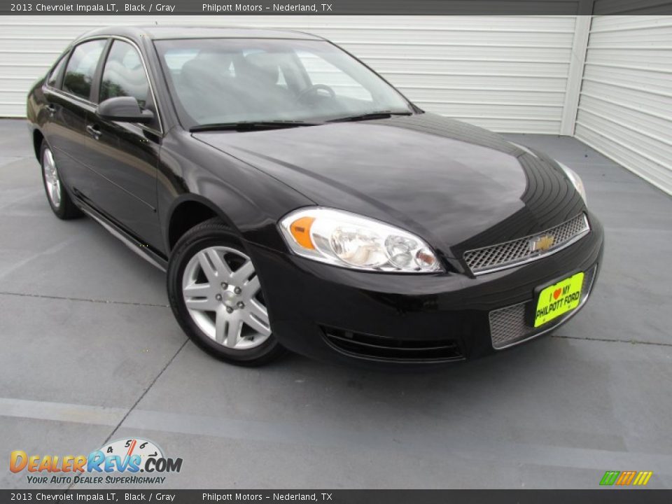 2013 Chevrolet Impala LT Black / Gray Photo #1