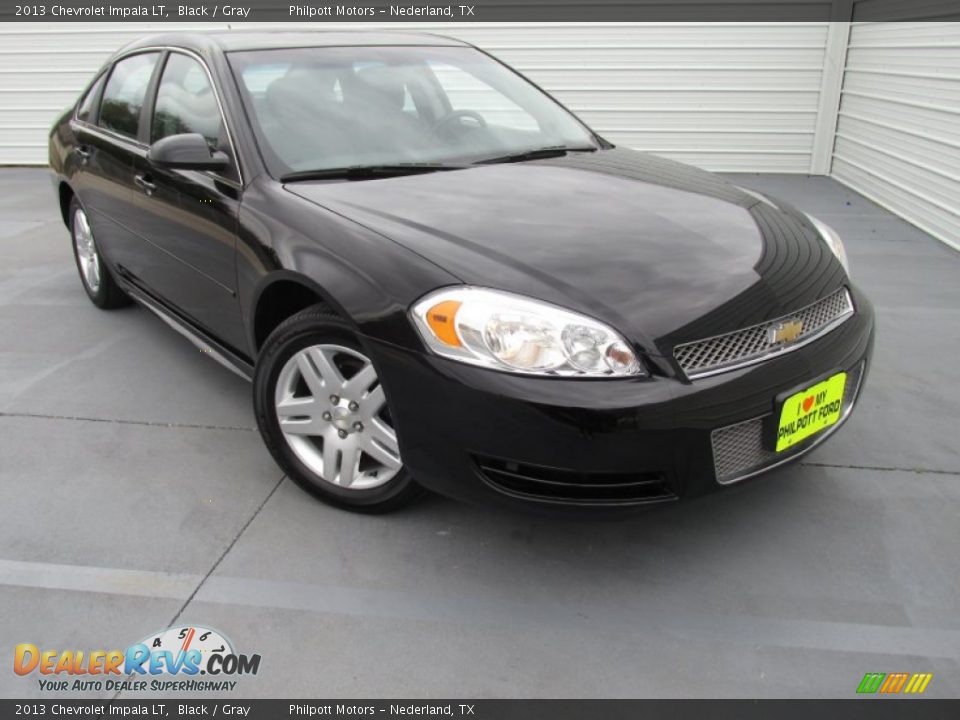 2013 Chevrolet Impala LT Black / Gray Photo #2