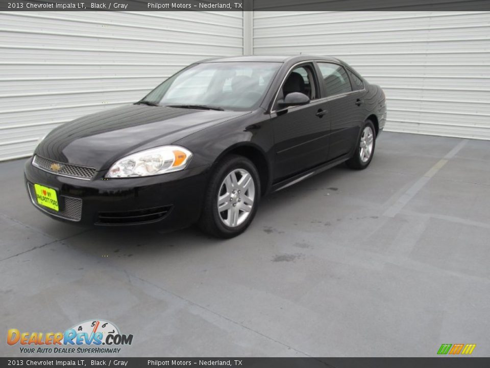 2013 Chevrolet Impala LT Black / Gray Photo #4