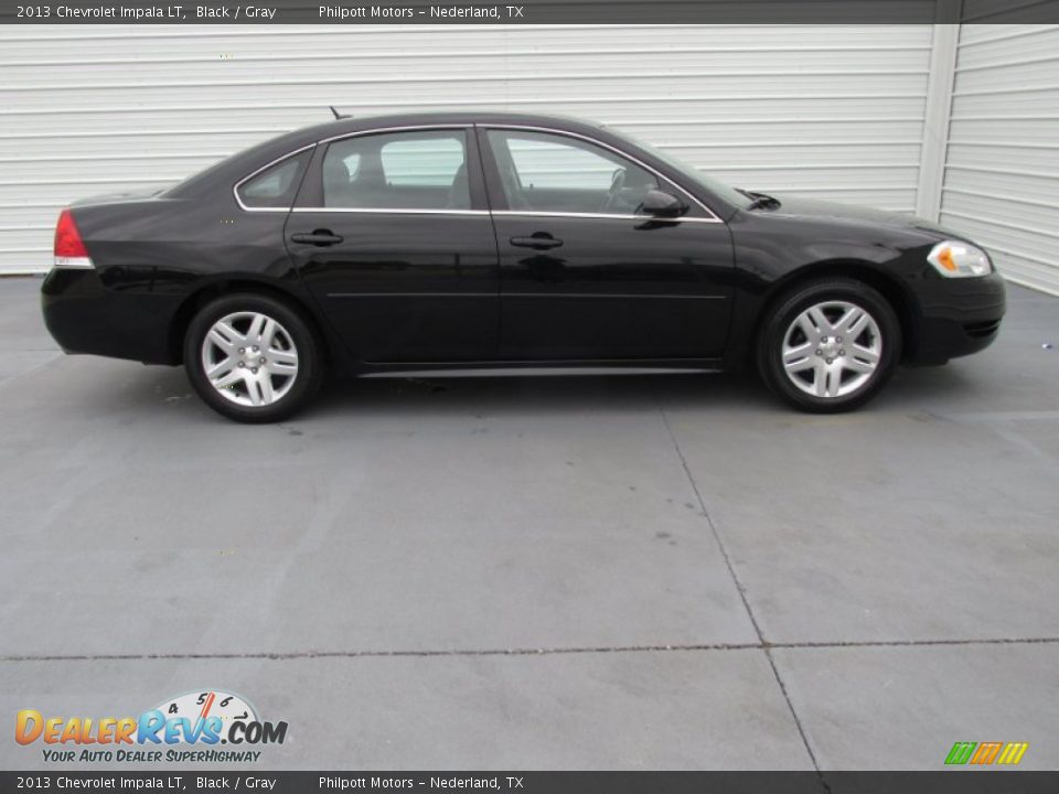 2013 Chevrolet Impala LT Black / Gray Photo #8