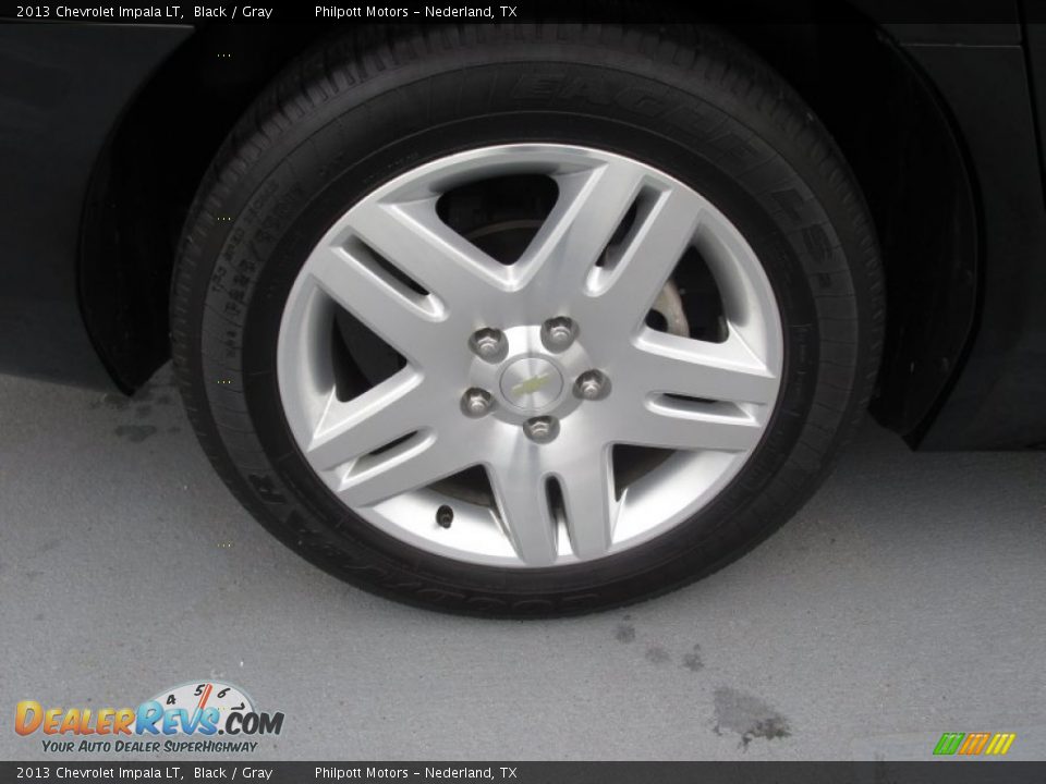 2013 Chevrolet Impala LT Black / Gray Photo #18
