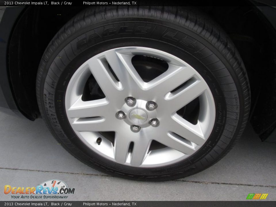 2013 Chevrolet Impala LT Black / Gray Photo #20
