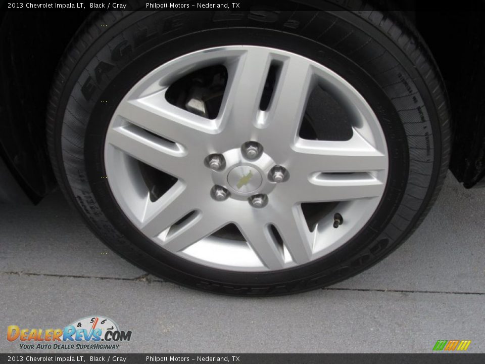 2013 Chevrolet Impala LT Black / Gray Photo #21