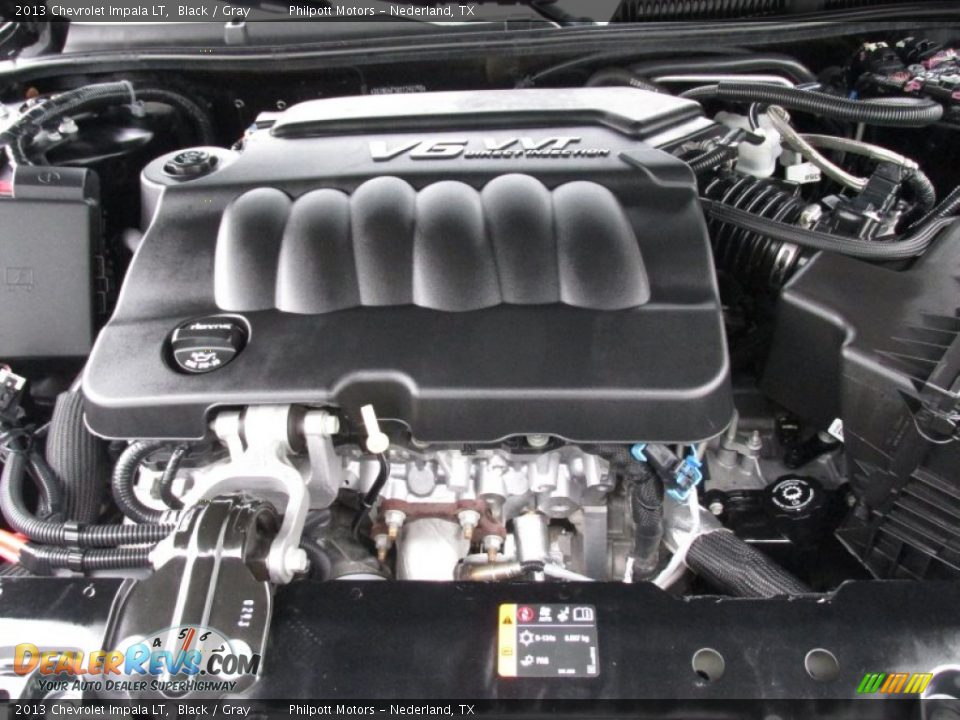 2013 Chevrolet Impala LT Black / Gray Photo #23