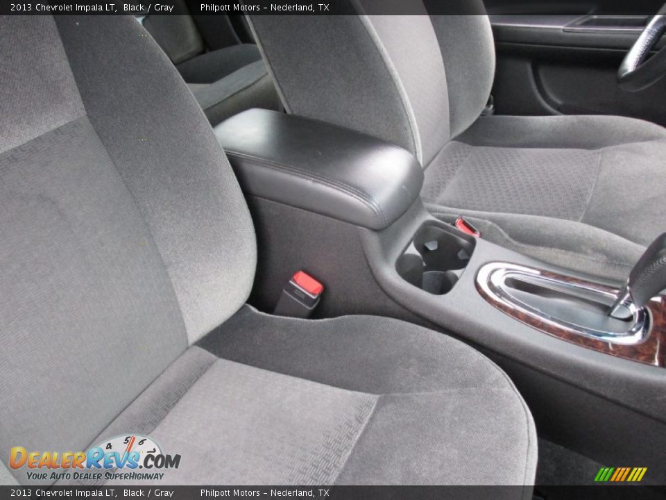 2013 Chevrolet Impala LT Black / Gray Photo #27