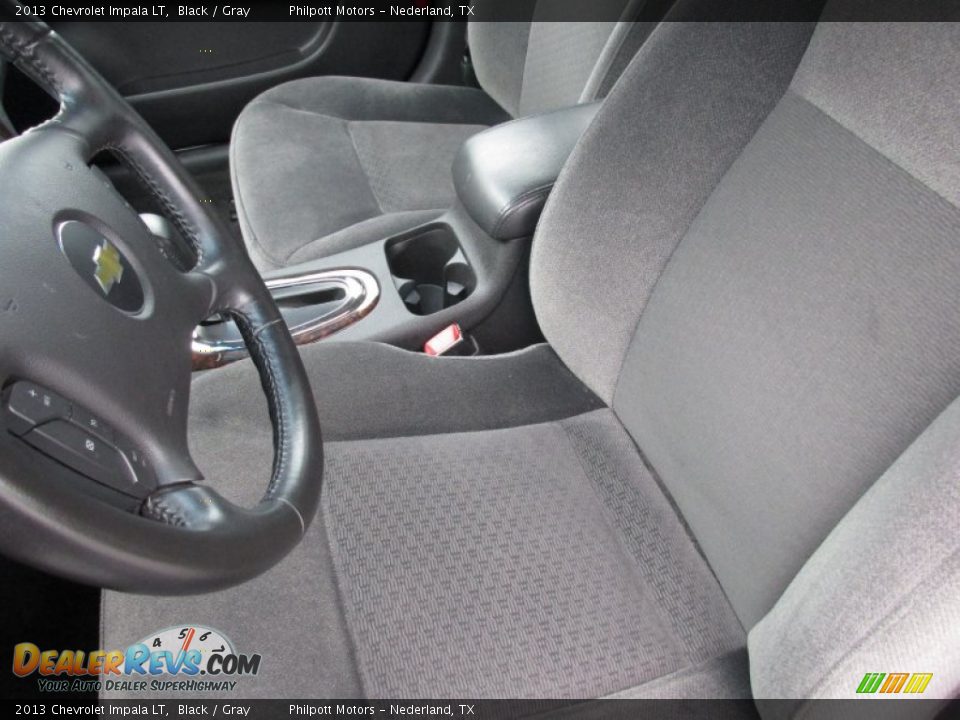 2013 Chevrolet Impala LT Black / Gray Photo #34