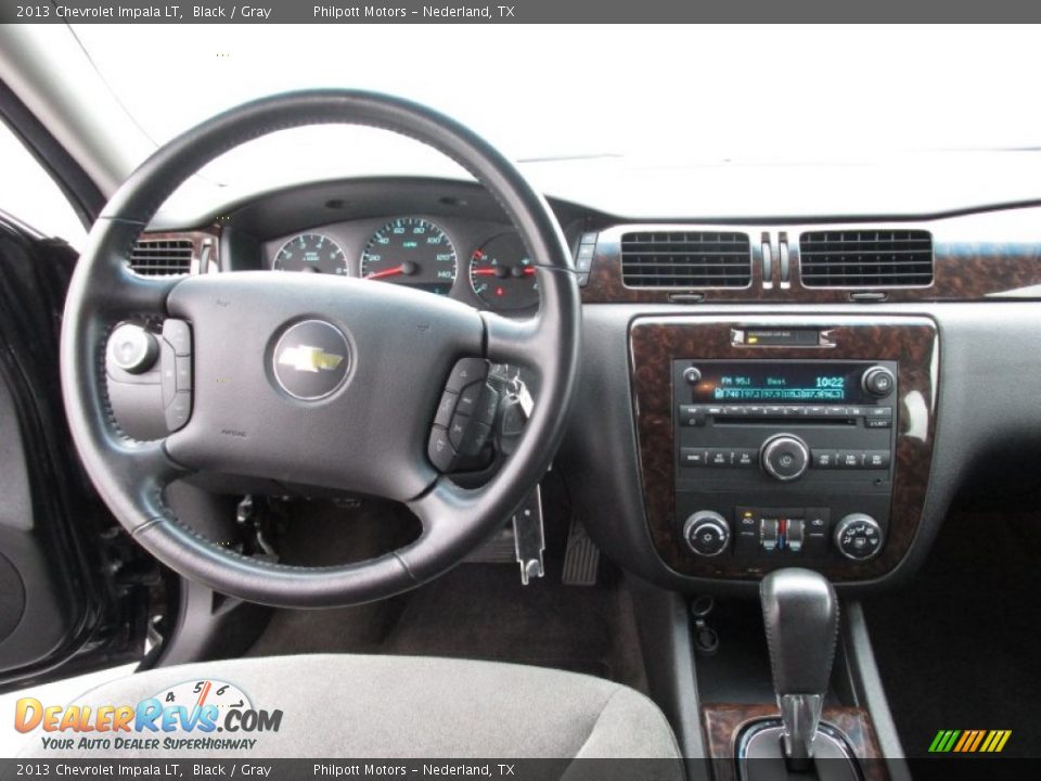 2013 Chevrolet Impala LT Black / Gray Photo #36
