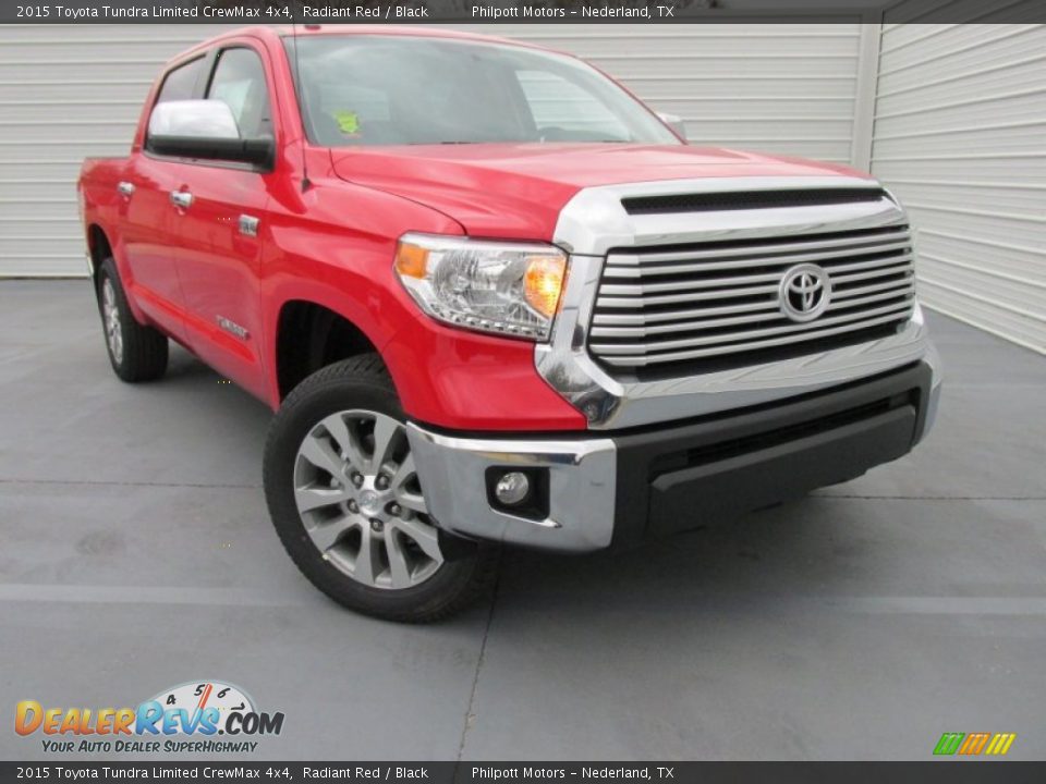 2015 Toyota Tundra Limited CrewMax 4x4 Radiant Red / Black Photo #1