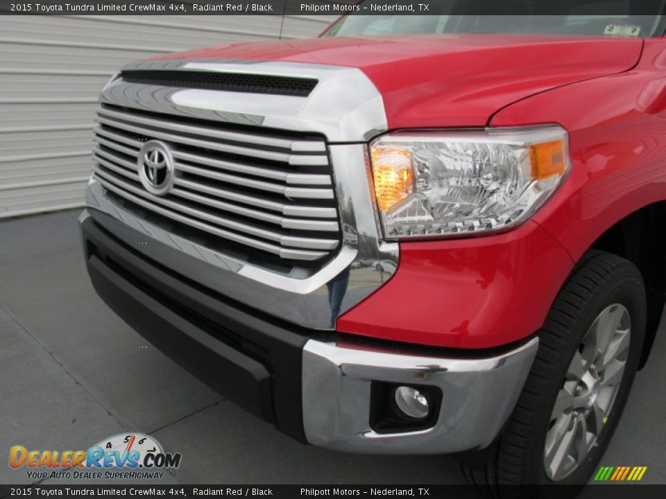2015 Toyota Tundra Limited CrewMax 4x4 Radiant Red / Black Photo #10