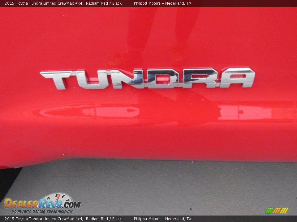2015 Toyota Tundra Limited CrewMax 4x4 Radiant Red / Black Photo #14