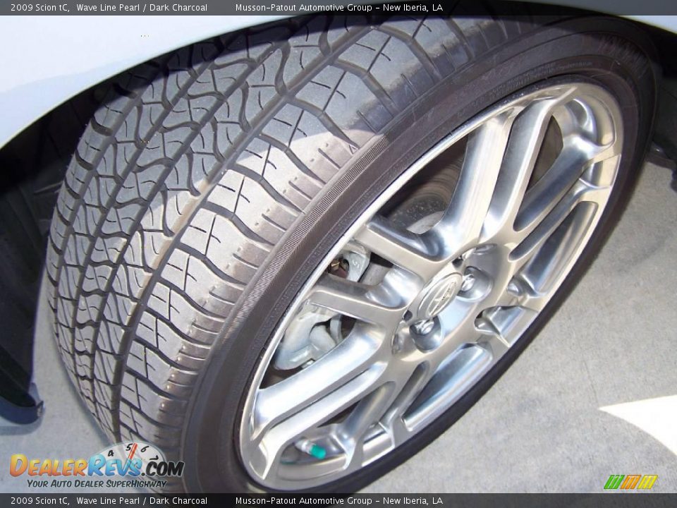 2009 Scion tC Wave Line Pearl / Dark Charcoal Photo #12
