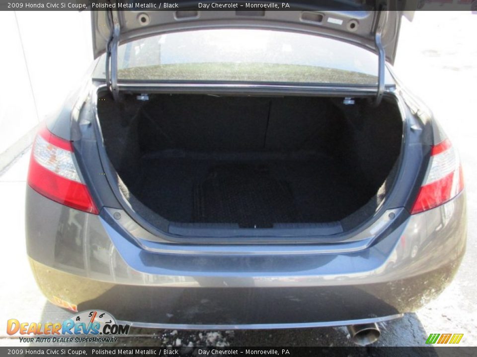 2009 Honda Civic Si Coupe Polished Metal Metallic / Black Photo #15