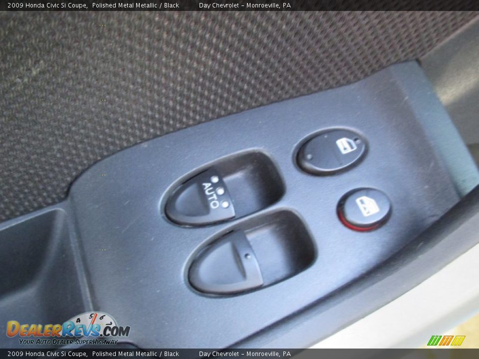 2009 Honda Civic Si Coupe Polished Metal Metallic / Black Photo #19