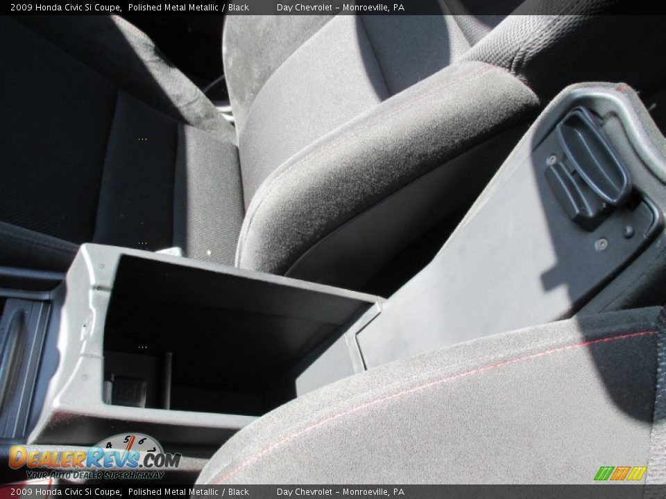 2009 Honda Civic Si Coupe Polished Metal Metallic / Black Photo #26