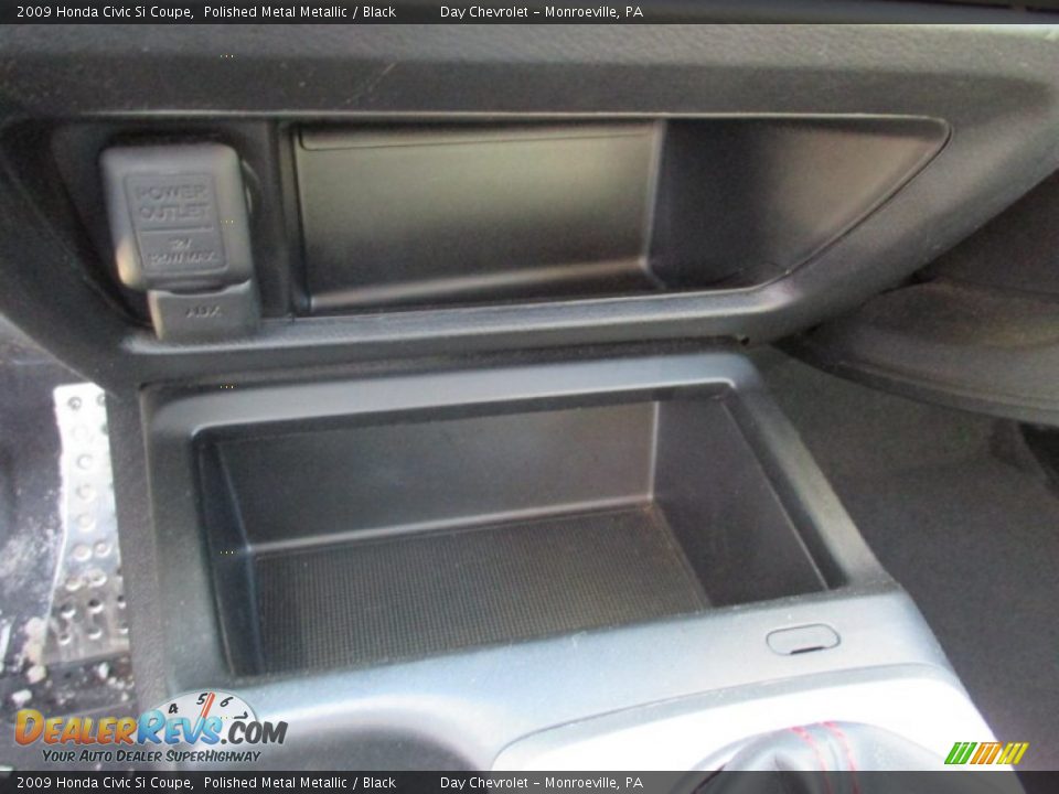 2009 Honda Civic Si Coupe Polished Metal Metallic / Black Photo #30