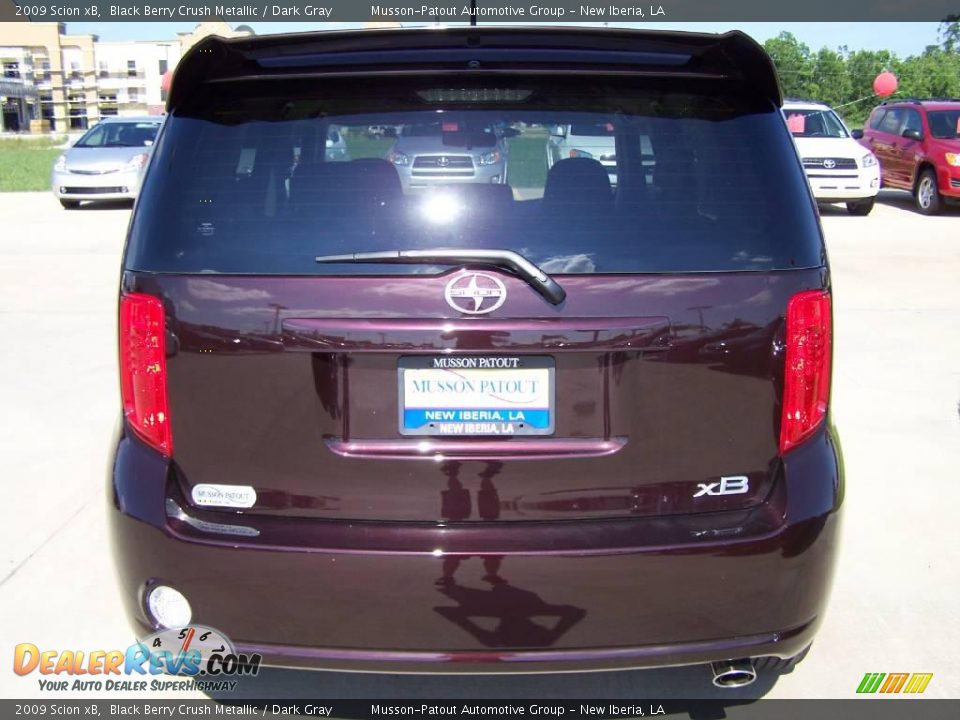 2009 Scion xB Black Berry Crush Metallic / Dark Gray Photo #4
