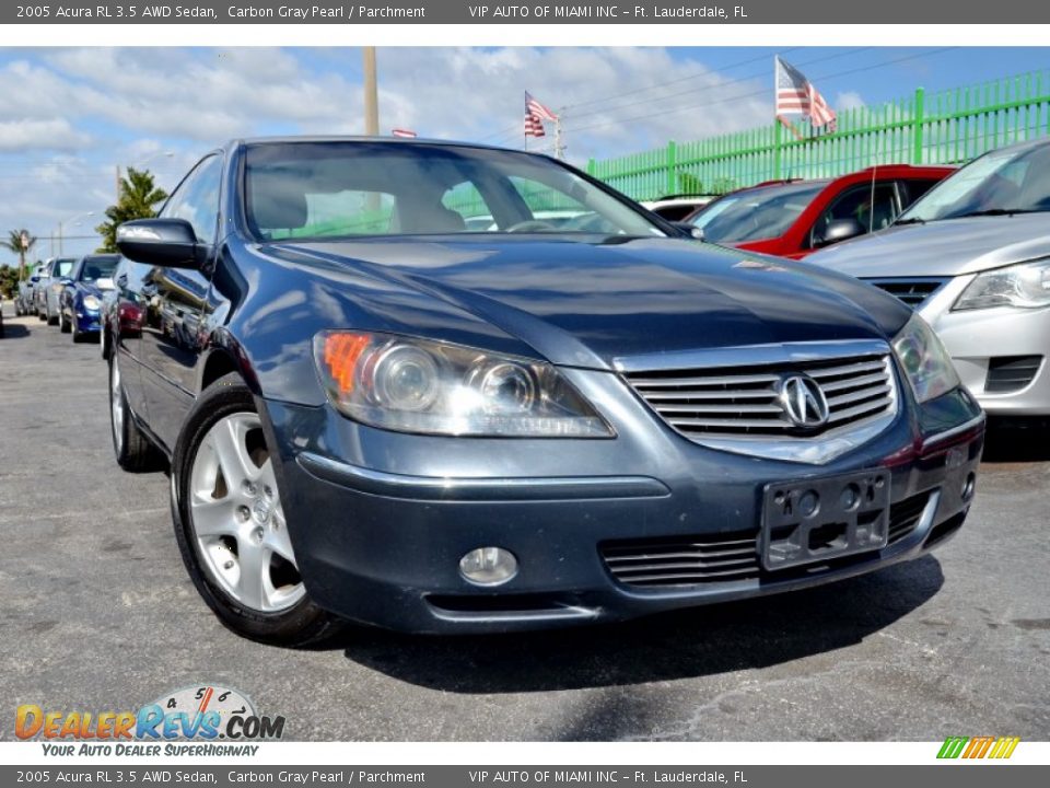 2005 Acura RL 3.5 AWD Sedan Carbon Gray Pearl / Parchment Photo #1