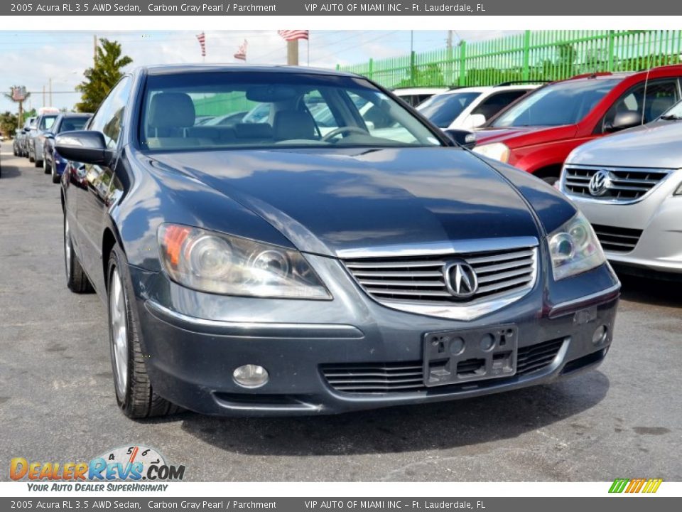 2005 Acura RL 3.5 AWD Sedan Carbon Gray Pearl / Parchment Photo #3