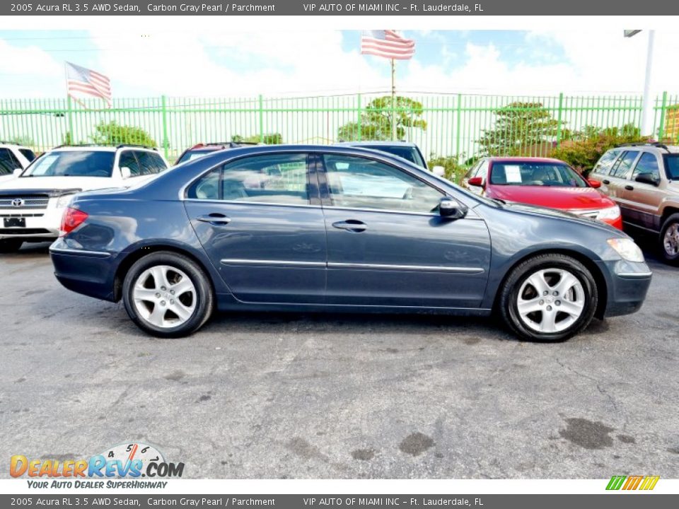 2005 Acura RL 3.5 AWD Sedan Carbon Gray Pearl / Parchment Photo #7