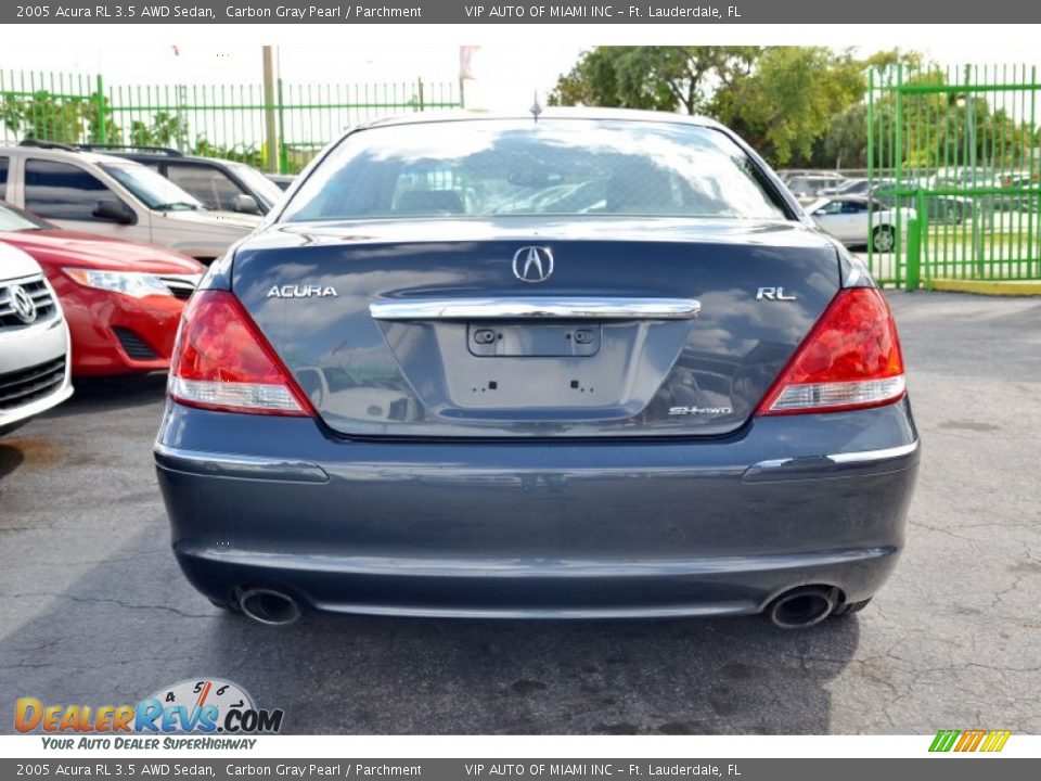 2005 Acura RL 3.5 AWD Sedan Carbon Gray Pearl / Parchment Photo #11