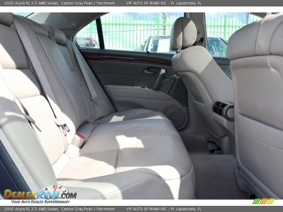 2005 Acura RL 3.5 AWD Sedan Carbon Gray Pearl / Parchment Photo #20