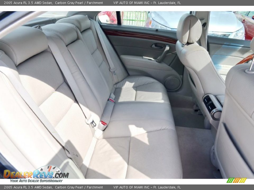 2005 Acura RL 3.5 AWD Sedan Carbon Gray Pearl / Parchment Photo #21