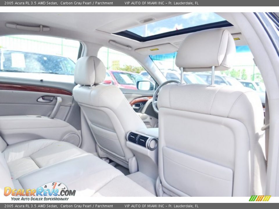 2005 Acura RL 3.5 AWD Sedan Carbon Gray Pearl / Parchment Photo #22