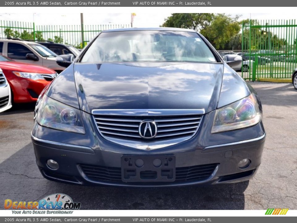 2005 Acura RL 3.5 AWD Sedan Carbon Gray Pearl / Parchment Photo #25