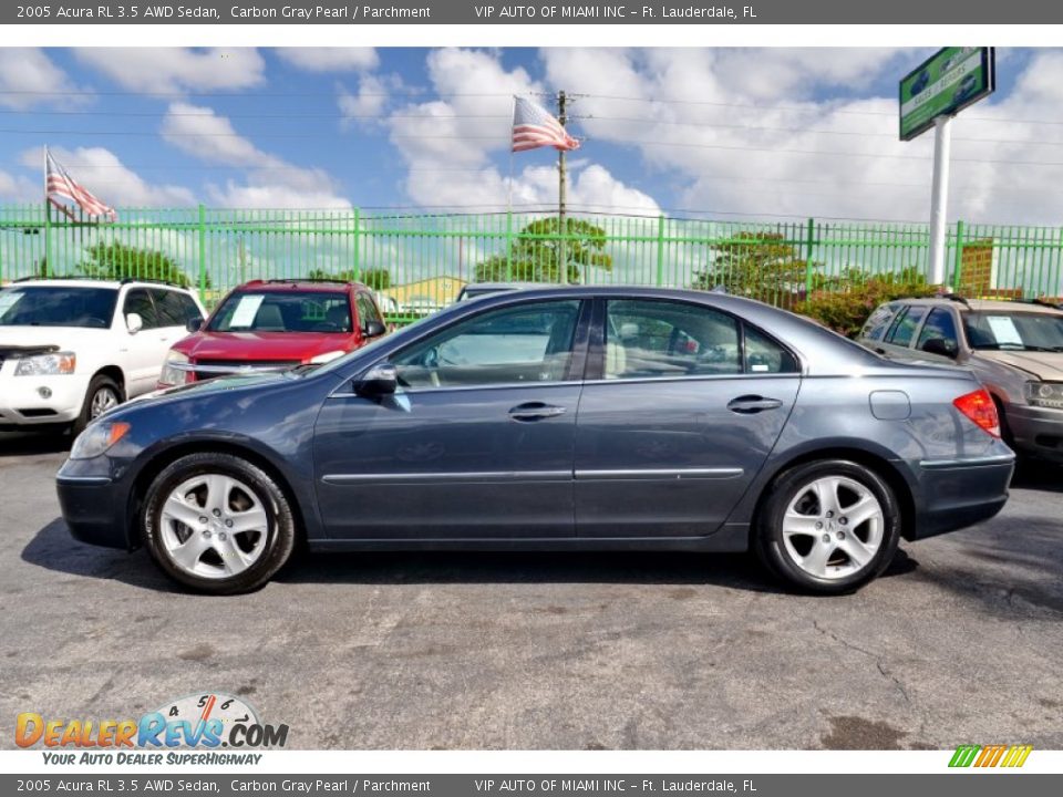 2005 Acura RL 3.5 AWD Sedan Carbon Gray Pearl / Parchment Photo #29