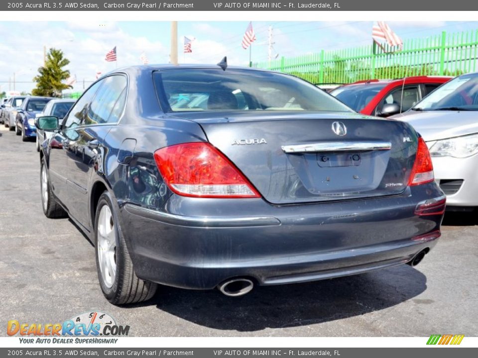 2005 Acura RL 3.5 AWD Sedan Carbon Gray Pearl / Parchment Photo #32