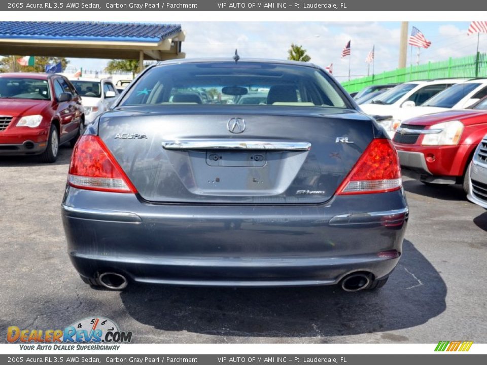 2005 Acura RL 3.5 AWD Sedan Carbon Gray Pearl / Parchment Photo #33