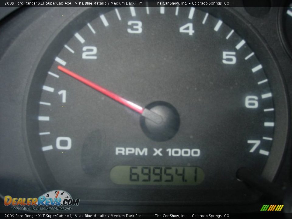 2009 Ford Ranger XLT SuperCab 4x4 Vista Blue Metallic / Medium Dark Flint Photo #11