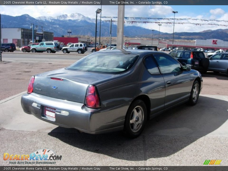 2005 Chevrolet Monte Carlo LS Medium Gray Metallic / Medium Gray Photo #5