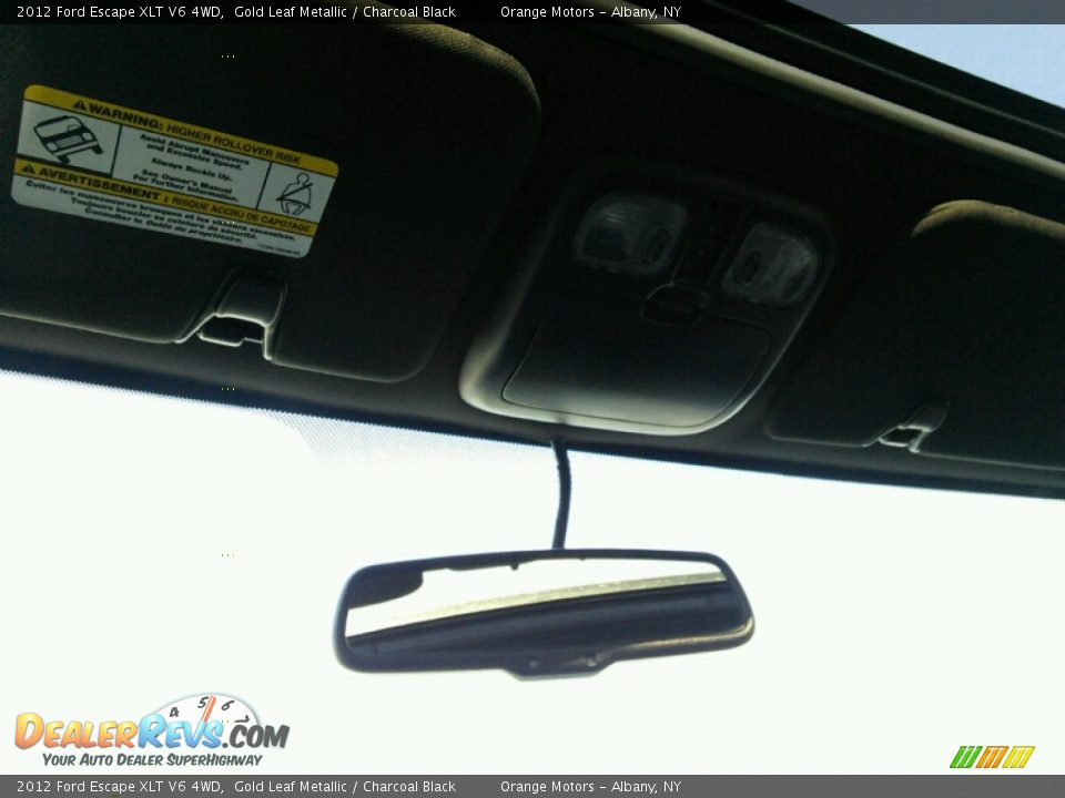 2012 Ford Escape XLT V6 4WD Gold Leaf Metallic / Charcoal Black Photo #16