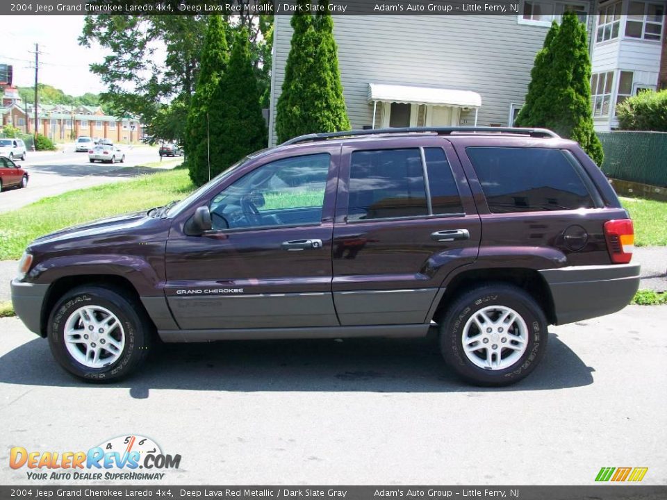 2004 Jeep Grand Cherokee Laredo 4x4 Deep Lava Red Metallic / Dark Slate Gray Photo #2