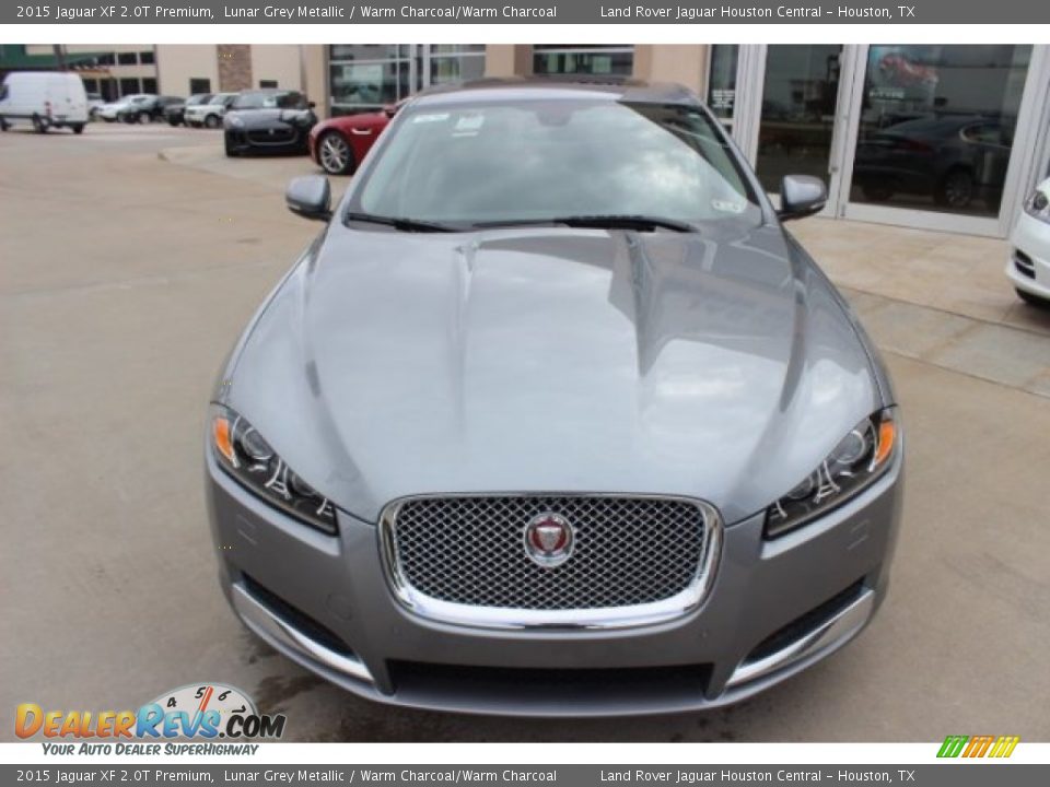 2015 Jaguar XF 2.0T Premium Lunar Grey Metallic / Warm Charcoal/Warm Charcoal Photo #3