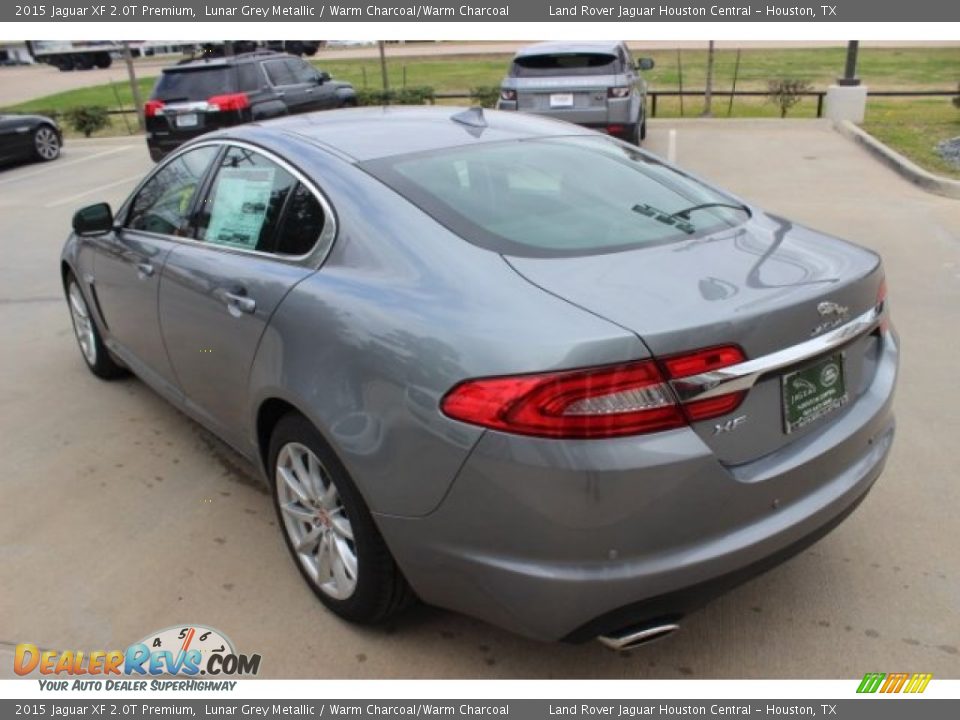 2015 Jaguar XF 2.0T Premium Lunar Grey Metallic / Warm Charcoal/Warm Charcoal Photo #6