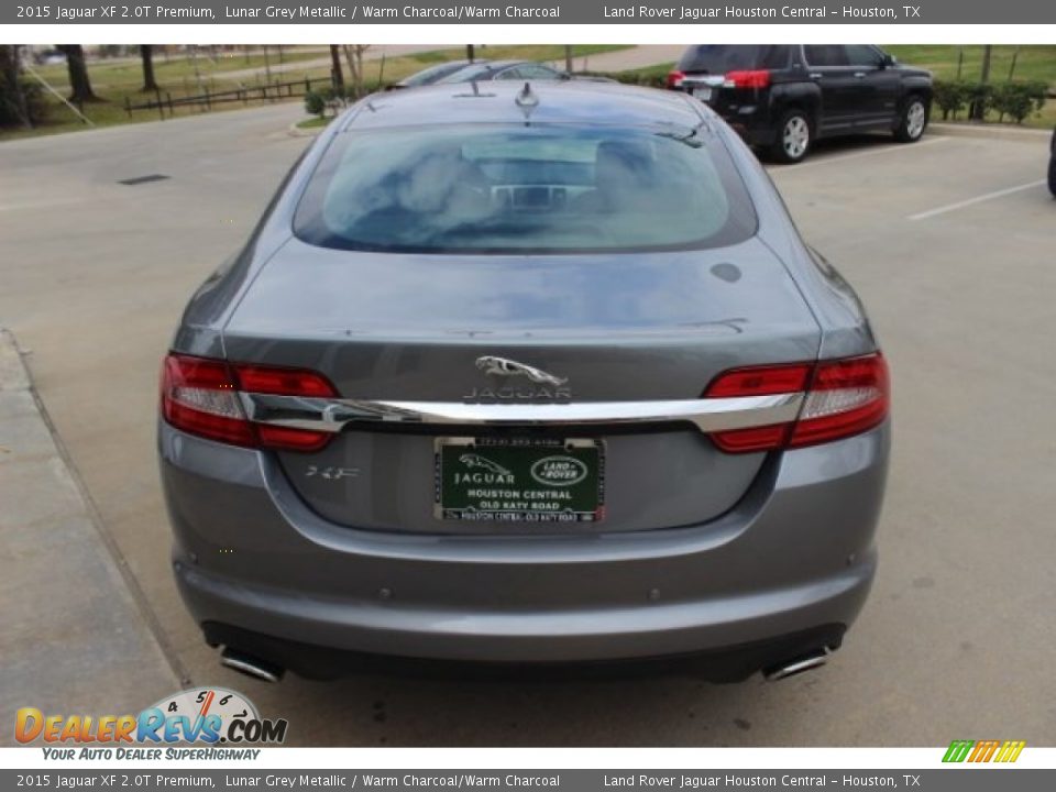 2015 Jaguar XF 2.0T Premium Lunar Grey Metallic / Warm Charcoal/Warm Charcoal Photo #7