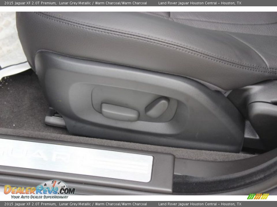 2015 Jaguar XF 2.0T Premium Lunar Grey Metallic / Warm Charcoal/Warm Charcoal Photo #14