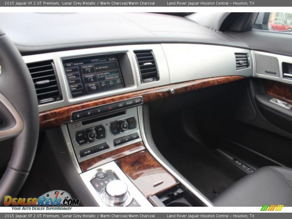2015 Jaguar XF 2.0T Premium Lunar Grey Metallic / Warm Charcoal/Warm Charcoal Photo #15
