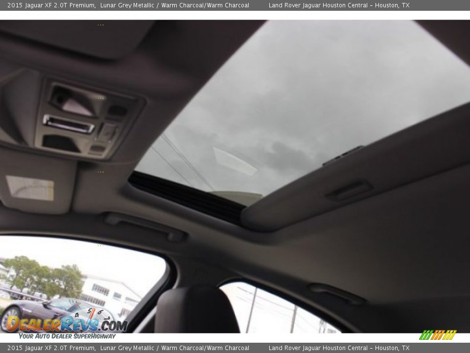 2015 Jaguar XF 2.0T Premium Lunar Grey Metallic / Warm Charcoal/Warm Charcoal Photo #17