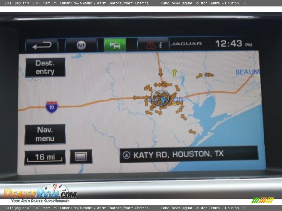 2015 Jaguar XF 2.0T Premium Lunar Grey Metallic / Warm Charcoal/Warm Charcoal Photo #20