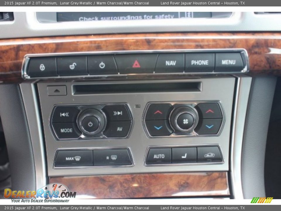 2015 Jaguar XF 2.0T Premium Lunar Grey Metallic / Warm Charcoal/Warm Charcoal Photo #22