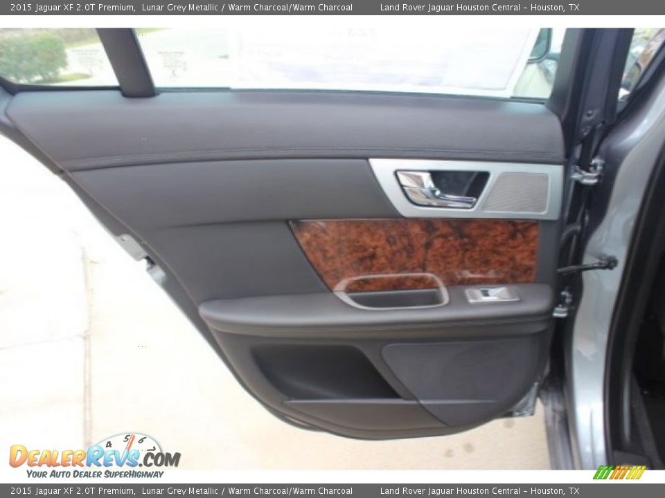 2015 Jaguar XF 2.0T Premium Lunar Grey Metallic / Warm Charcoal/Warm Charcoal Photo #25