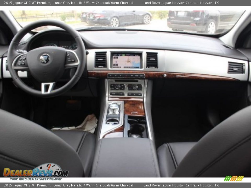2015 Jaguar XF 2.0T Premium Lunar Grey Metallic / Warm Charcoal/Warm Charcoal Photo #27