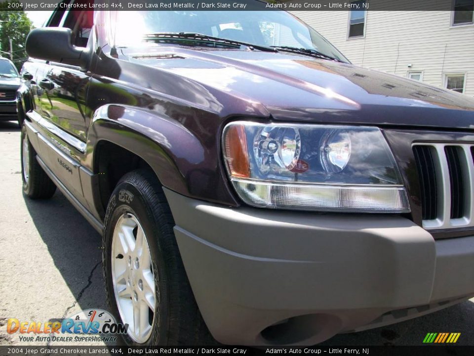 2004 Jeep Grand Cherokee Laredo 4x4 Deep Lava Red Metallic / Dark Slate Gray Photo #12
