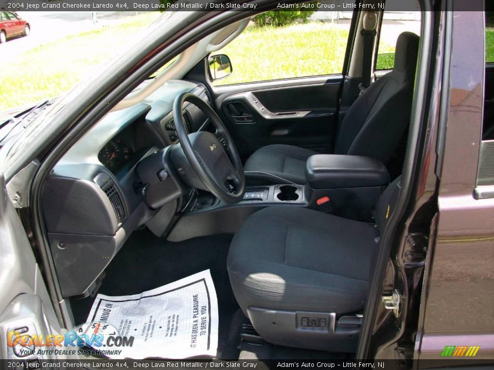 2004 Jeep Grand Cherokee Laredo 4x4 Deep Lava Red Metallic / Dark Slate Gray Photo #23