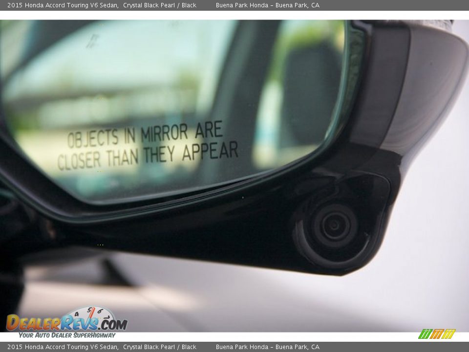 2015 Honda Accord Touring V6 Sedan Crystal Black Pearl / Black Photo #7